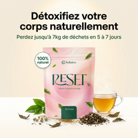 RESET — La cure intensive qui draine en 7 jours. 7 plantes. 0 chimie.